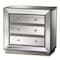 Baxton Studio Edeline Hollywood Regency Glamour Style Mirrored 3-Drawer Chest 136-7485 - alternate 1
